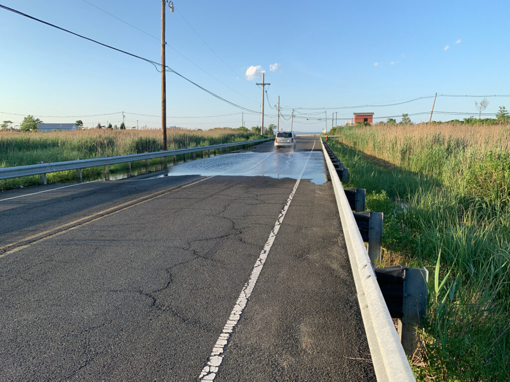 a road with a boat on it (MyCoast AI)