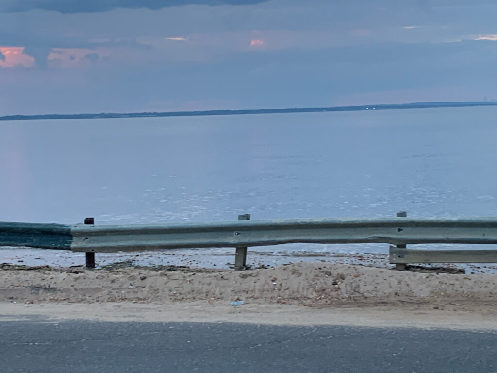 a rail on a beach (MyCoast AI)