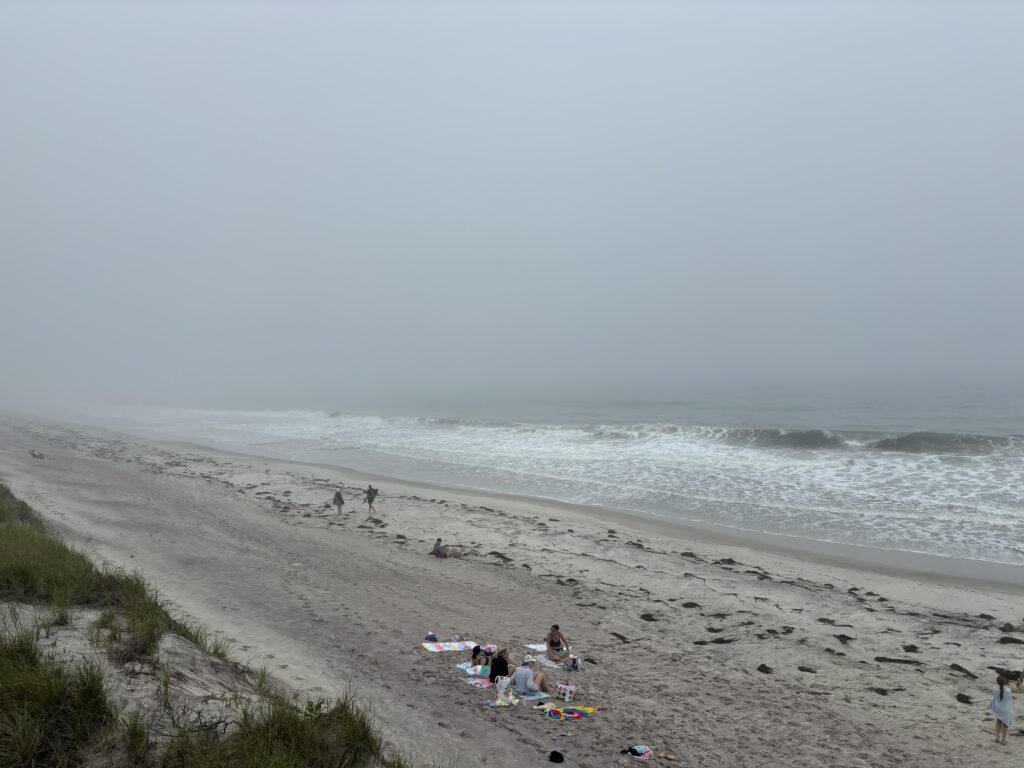 people on a beach (MyCoast AI)