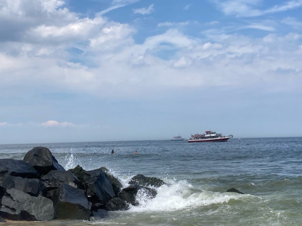 a group of boats in the water (MyCoast AI)