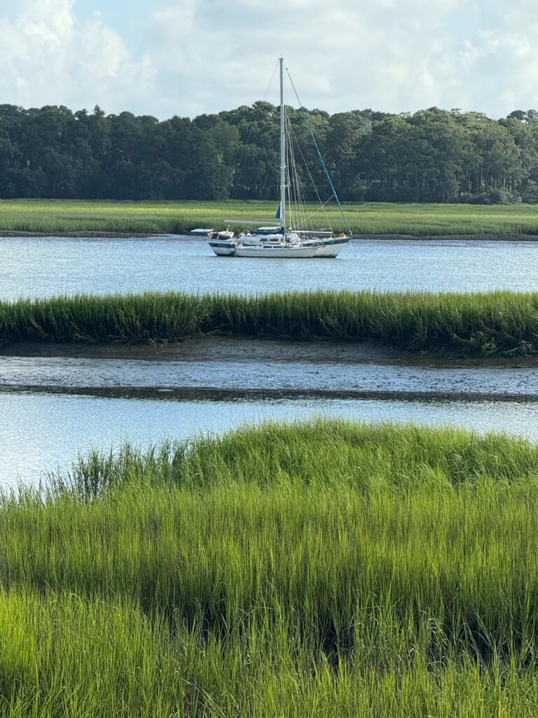 a boat on the water (MyCoast AI)