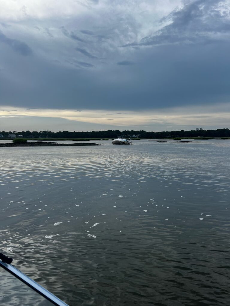 a boat on the water (MyCoast AI)