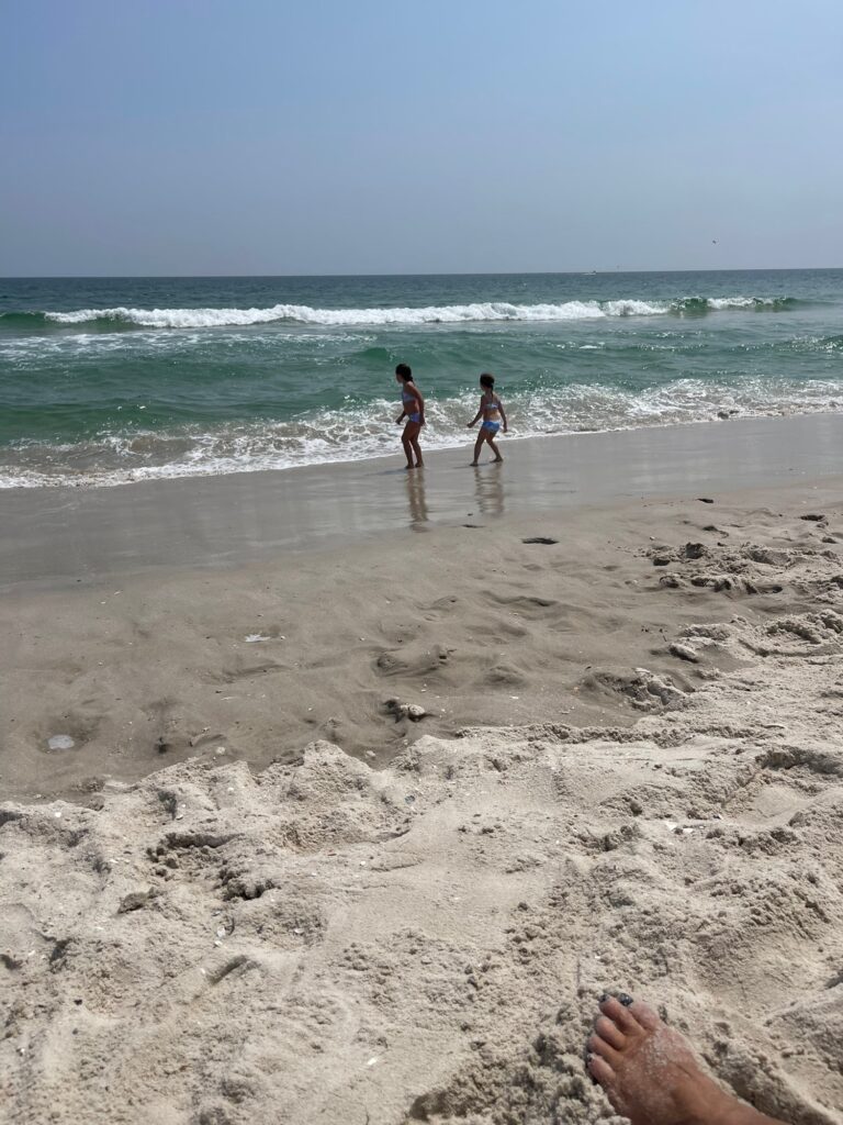 a person's foot on a beach (MyCoast AI)