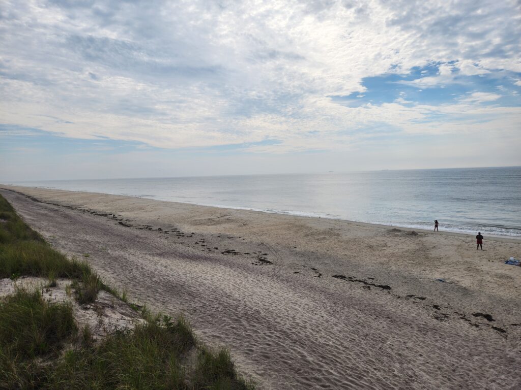 people walking on a beach (MyCoast AI)
