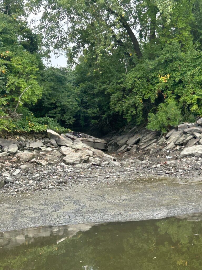 a river with rocks and trees (MyCoast AI)
