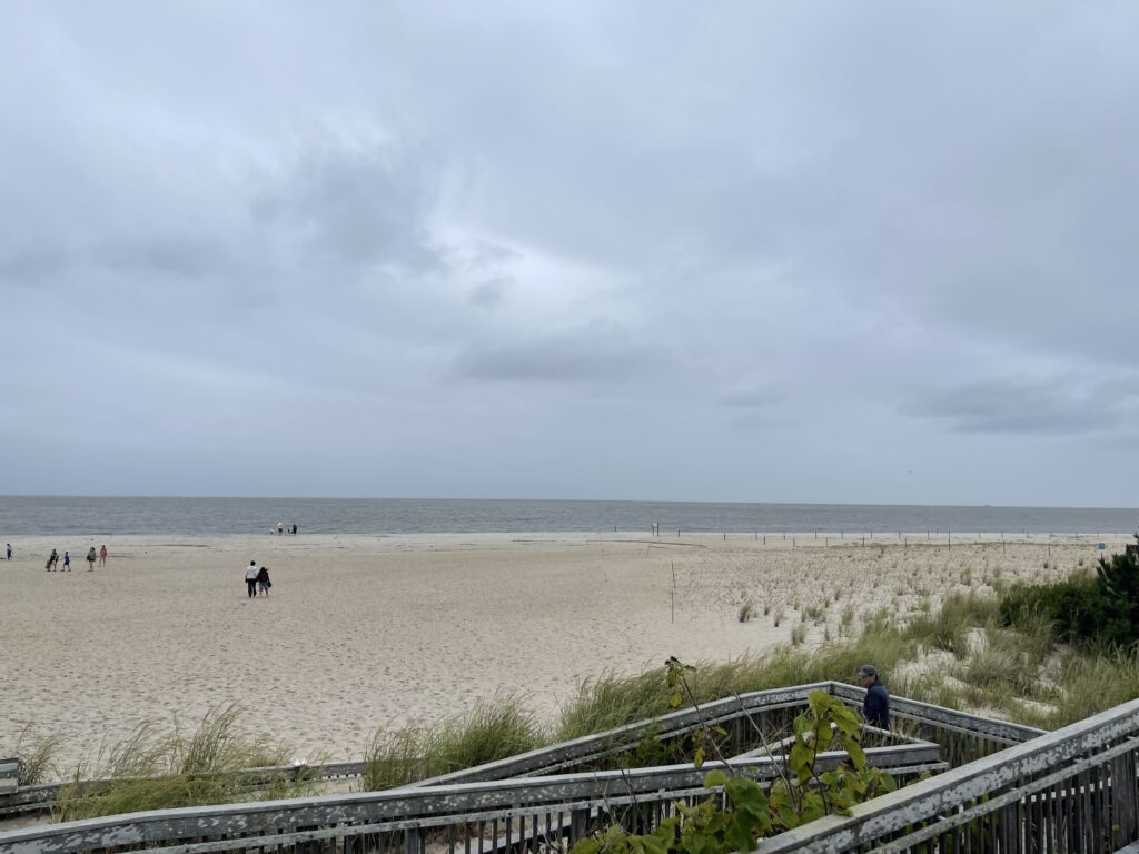people walking on a beach (MyCoast AI)