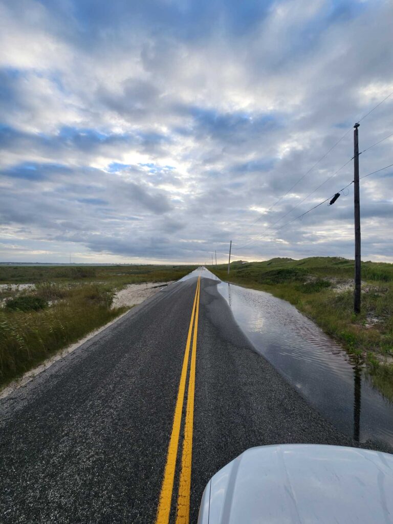a road with grass on the side (MyCoast AI)