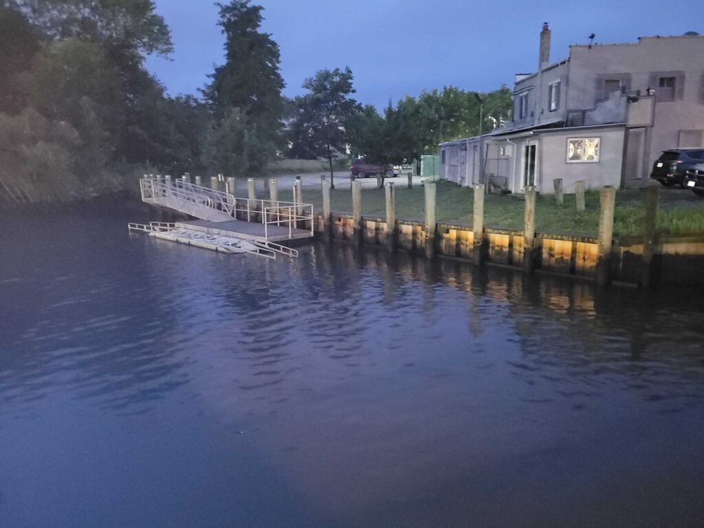 a boat in a body of water (MyCoast AI)