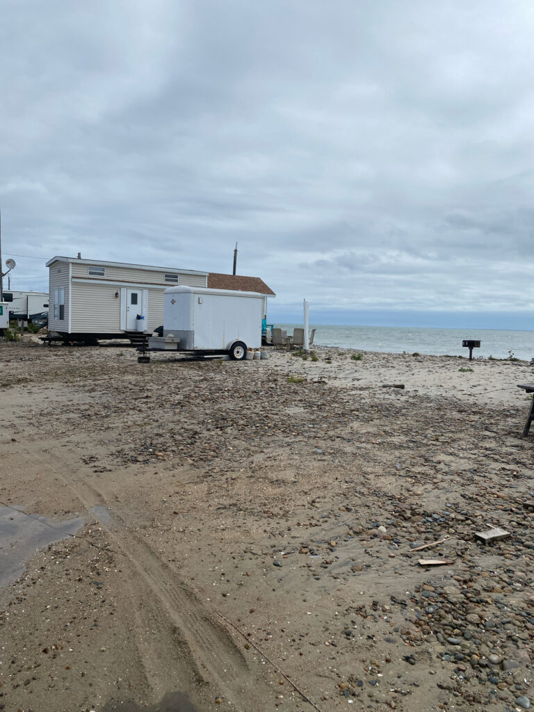 a trailer on a beach (MyCoast AI)