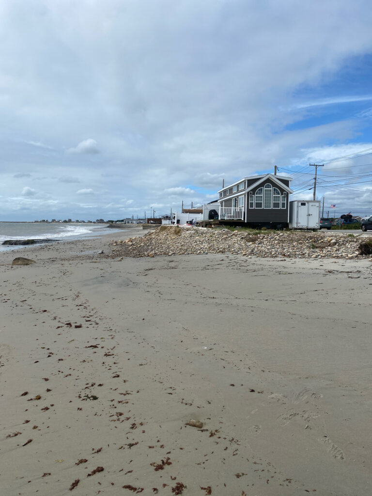 a house on a beach (MyCoast AI)