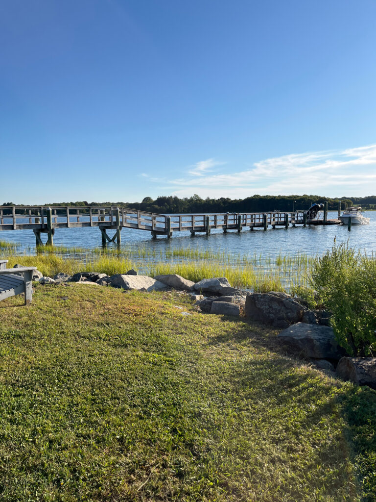 a body of water with a bridge over it (MyCoast AI)