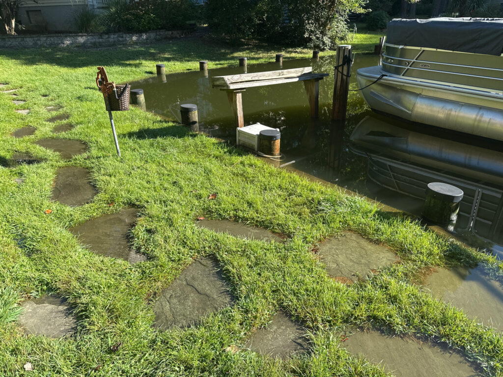 a small pond with a boat in it (MyCoast AI)