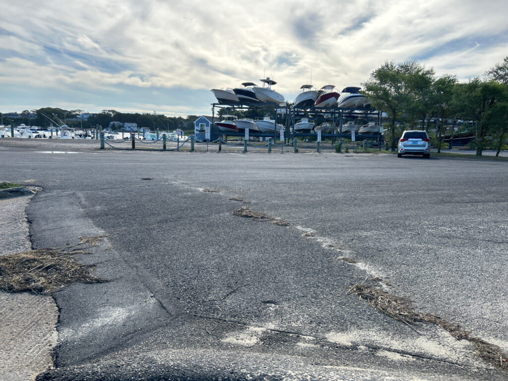 a parking lot with a car (MyCoast AI)