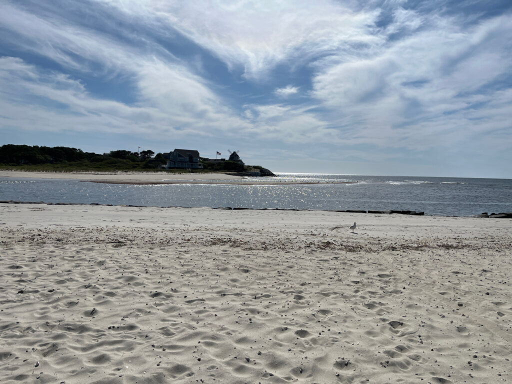 a beach with a house on it (MyCoast AI)