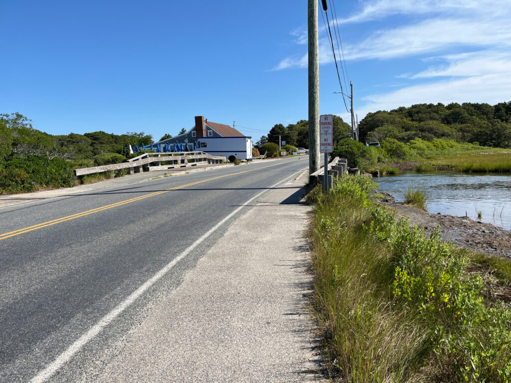 a road with a house along it (MyCoast AI)