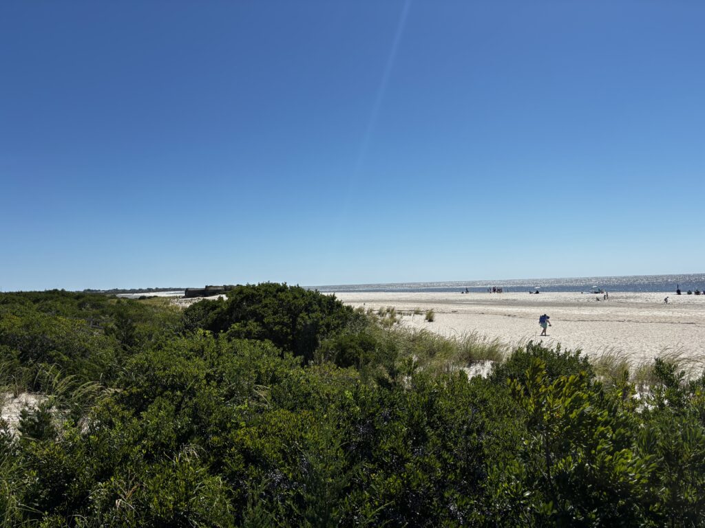 a person walking on a beach (MyCoast AI)