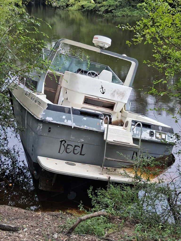a boat on the water (MyCoast AI)