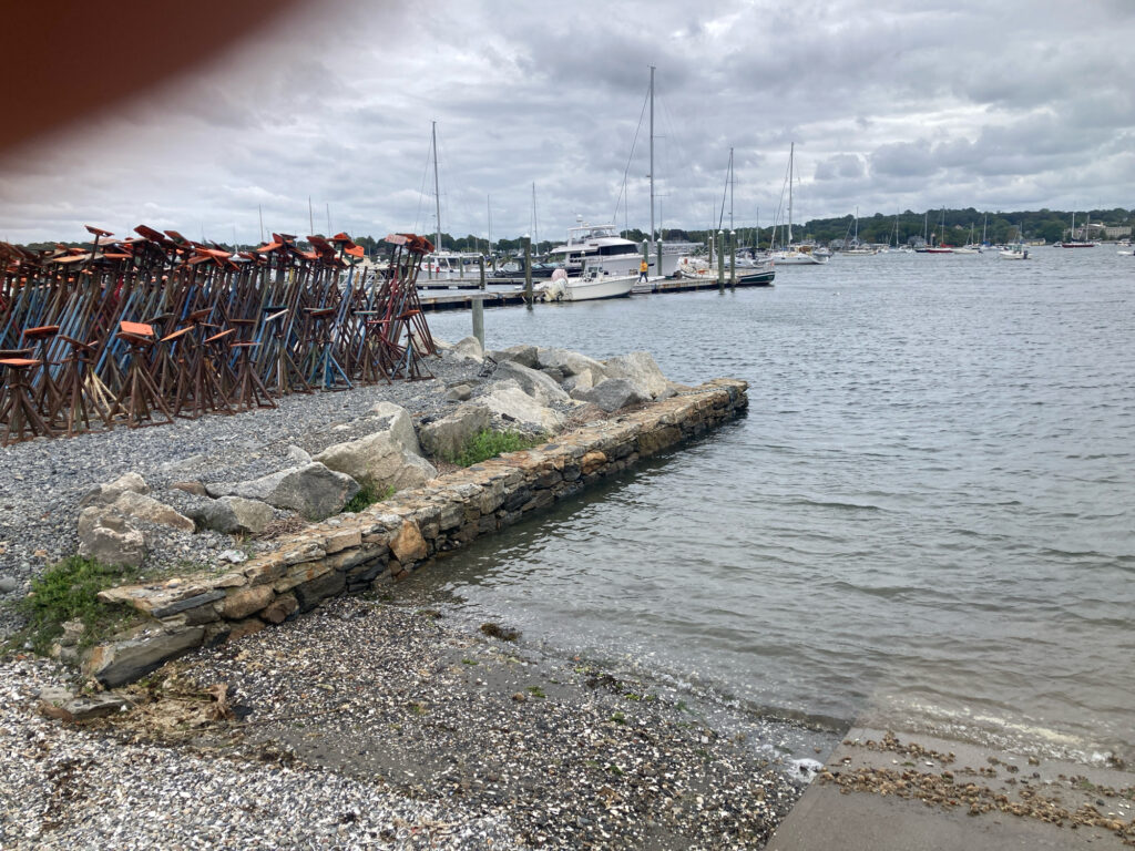 a dock with boats and a dock (MyCoast AI)