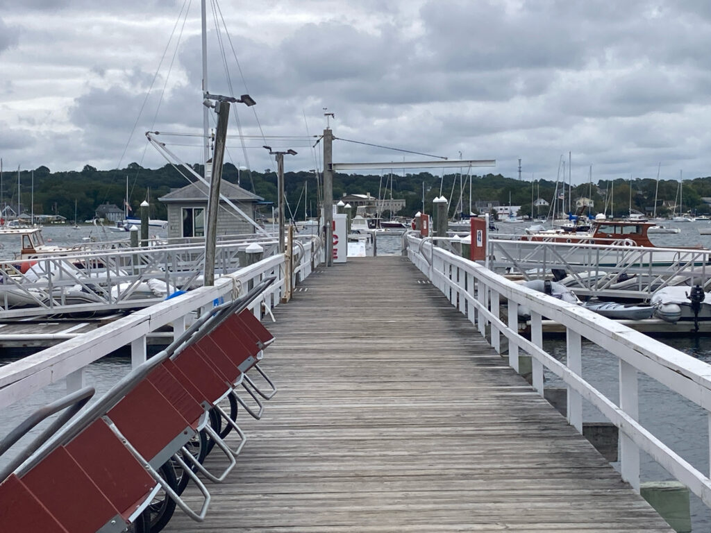 a dock with many boats (MyCoast AI)