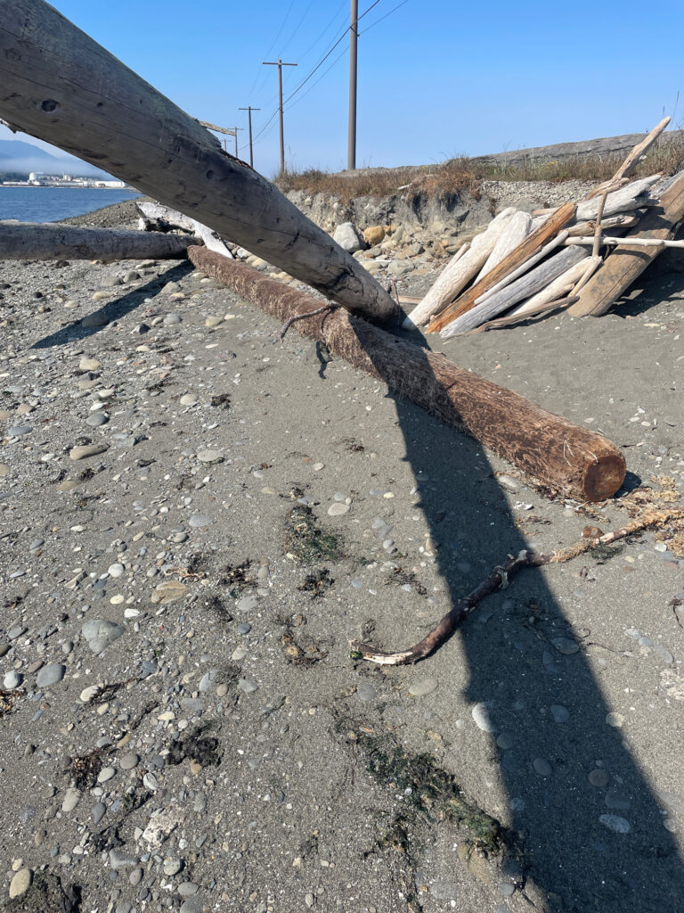 a pipe in the ground (MyCoast AI)