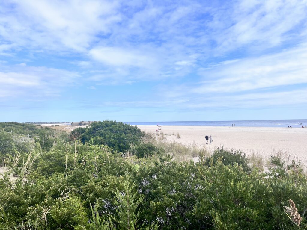 a group of people walking on a beach (MyCoast AI)