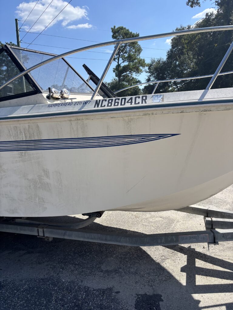 a boat on the water (MyCoast AI)