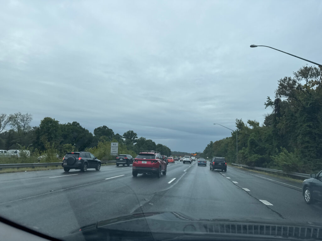 a group of cars on a road (MyCoast AI)