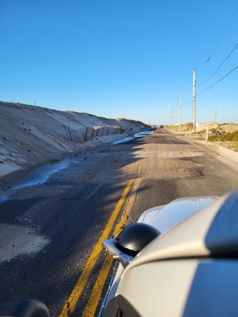 a road with snow on the side (MyCoast AI)