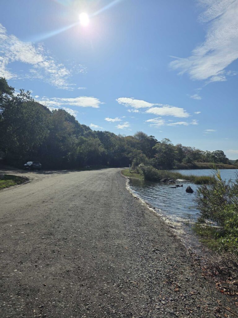 a river with a car on it (MyCoast AI)