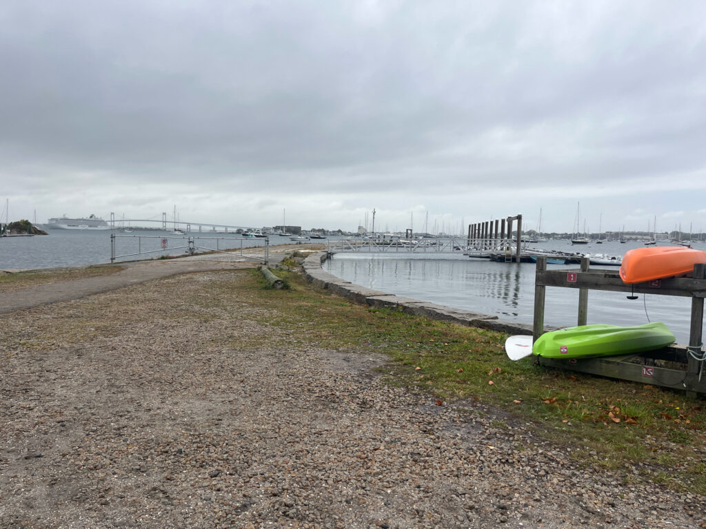 a dock with a boat on it (MyCoast AI)
