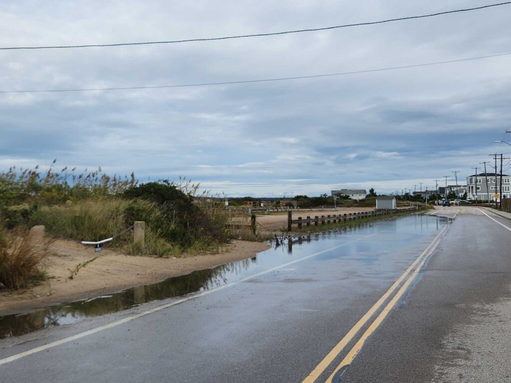 a road with water on the side (MyCoast AI)
