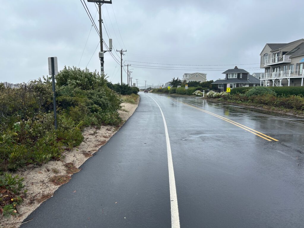 a road with houses along it (MyCoast AI)