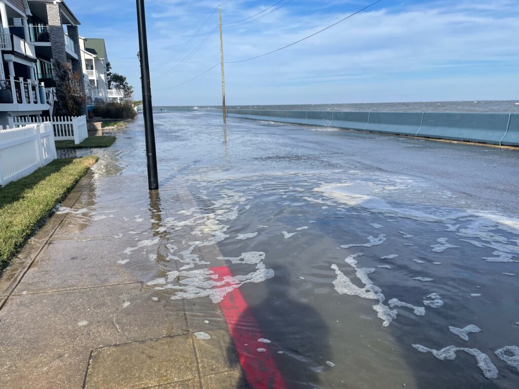 a body of water with buildings along it (MyCoast AI)