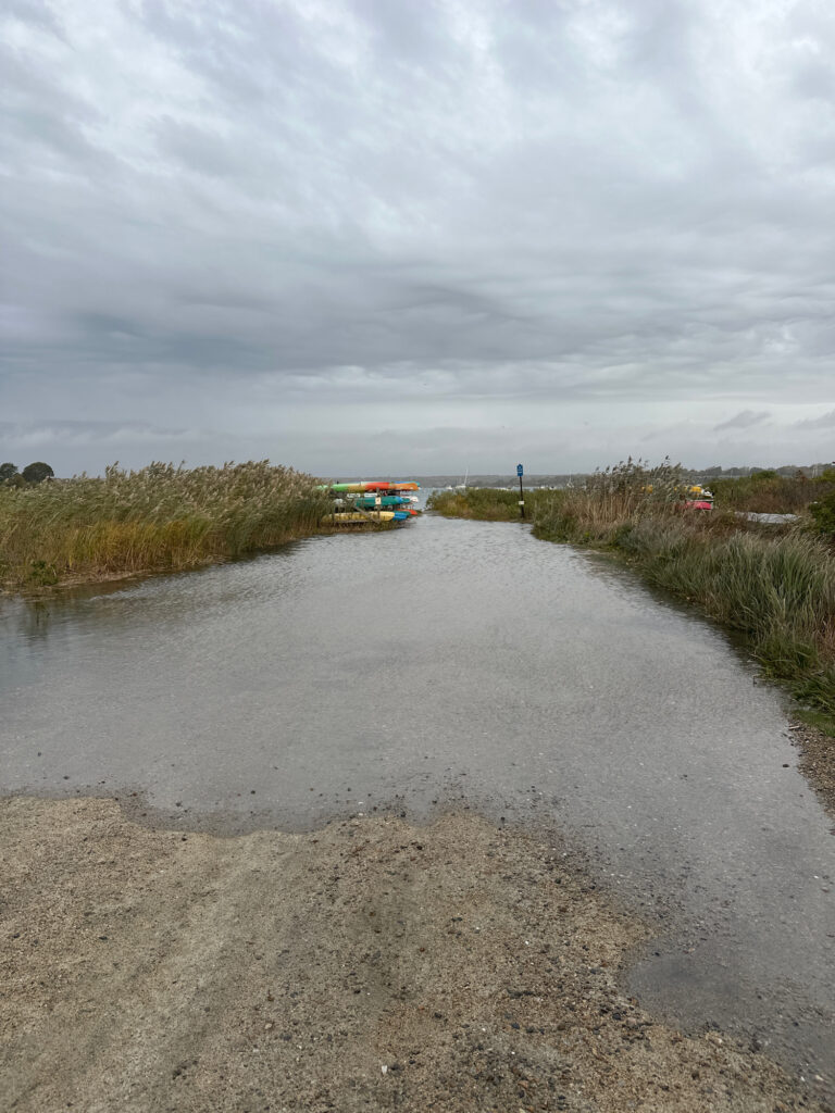 a river with boats on it (MyCoast AI)