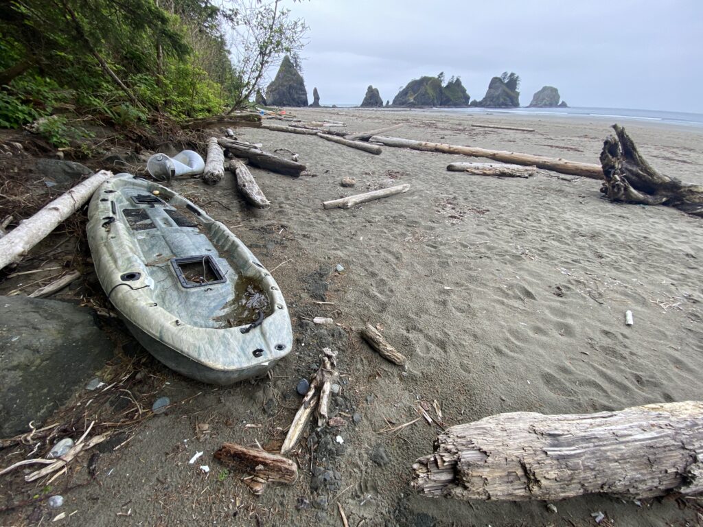a boat on the beach (MyCoast AI)