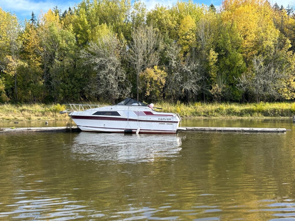 a boat on the water (MyCoast AI)