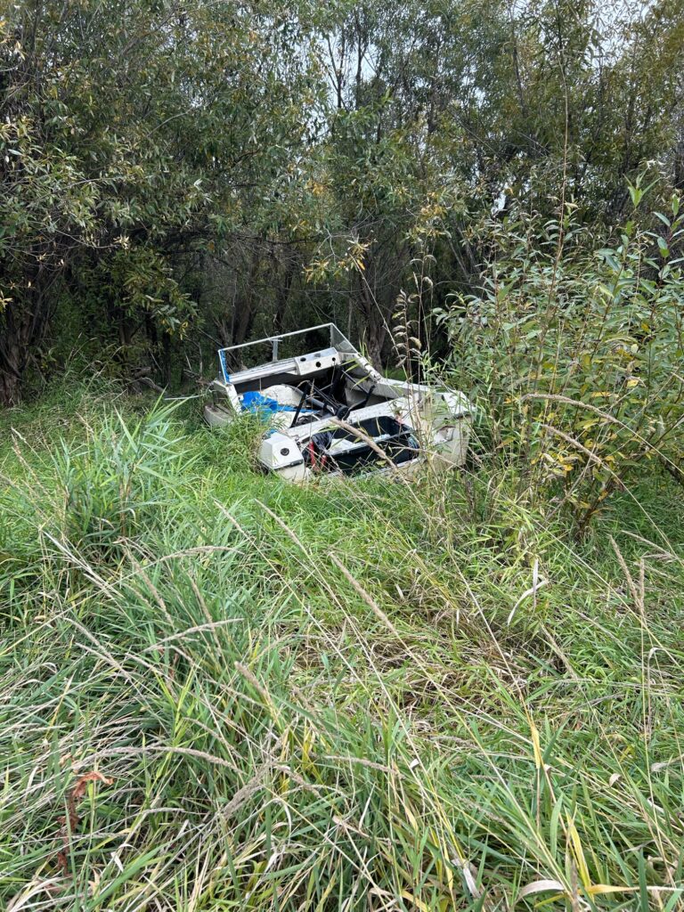 a car in a grassy area (MyCoast AI)