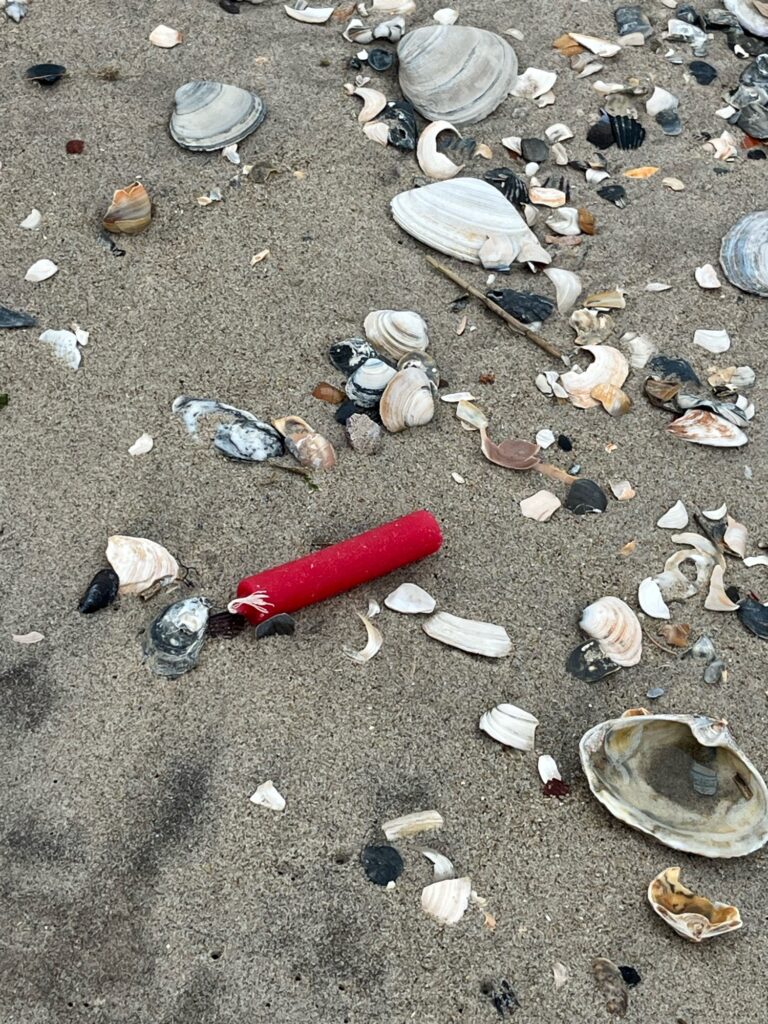 a cigarette on the ground (MyCoast AI)