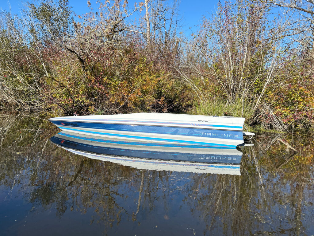 a boat on the water (MyCoast AI)