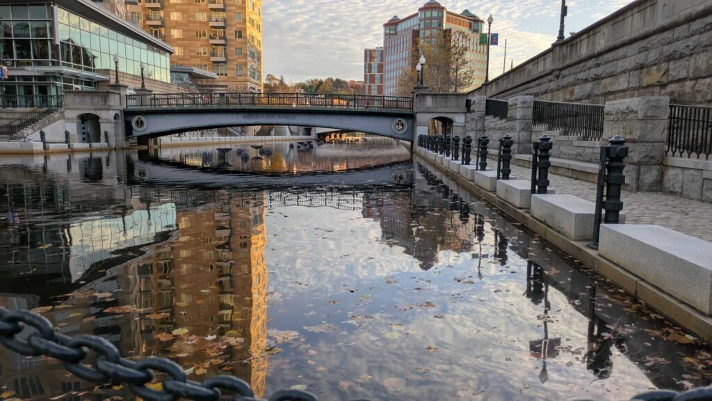 a bridge over a river (MyCoast AI)