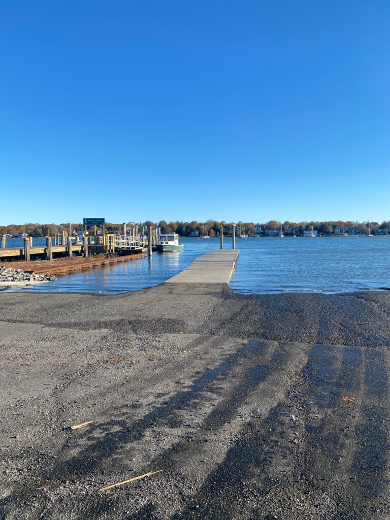a dock on a beach (MyCoast AI)