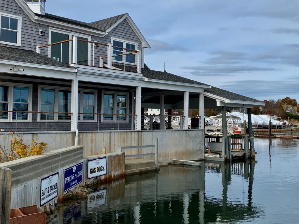 a building on the water (MyCoast AI)