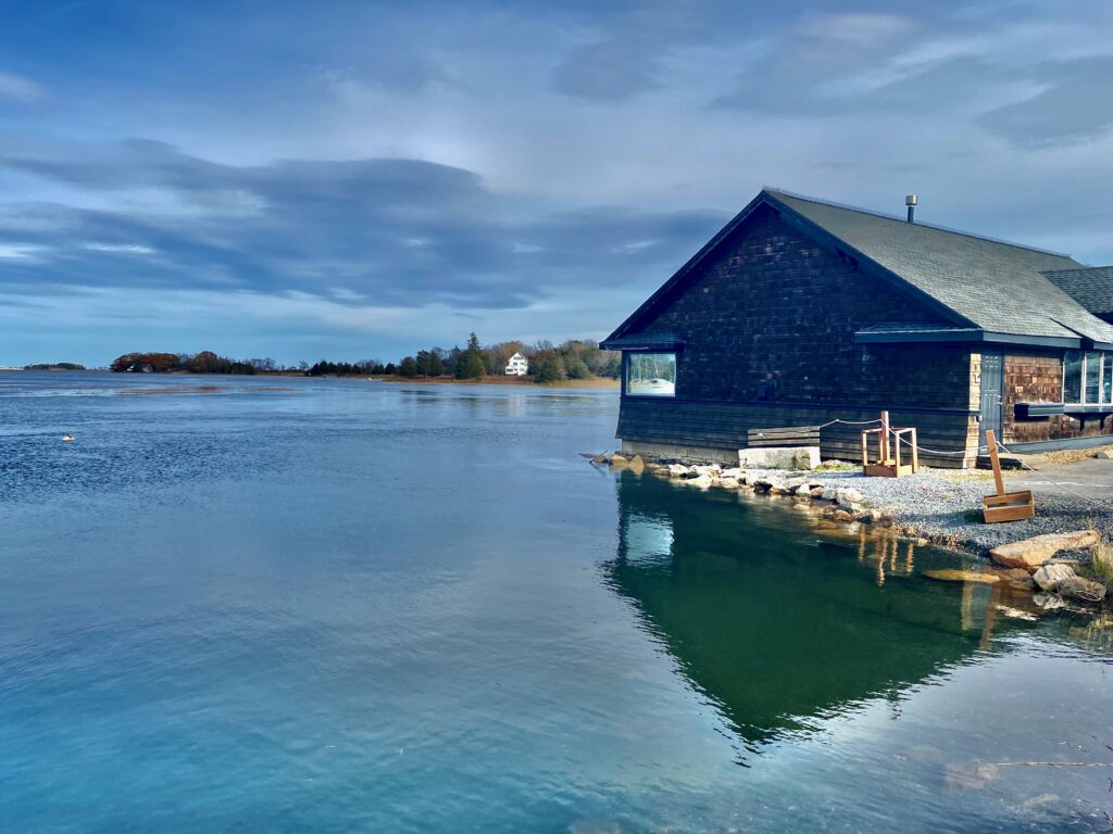 a house on a dock (MyCoast AI)