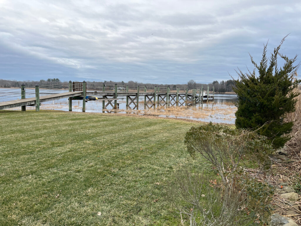 a body of water with a bridge over it (MyCoast AI)