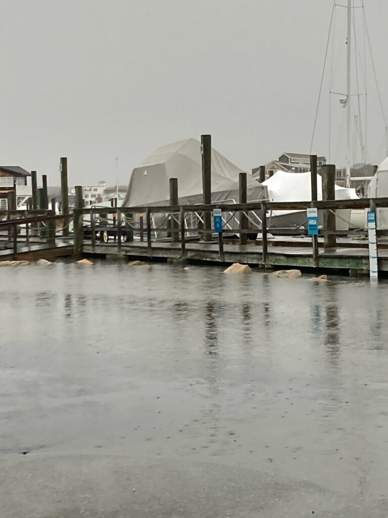 a dock with a boat on it (MyCoast AI)