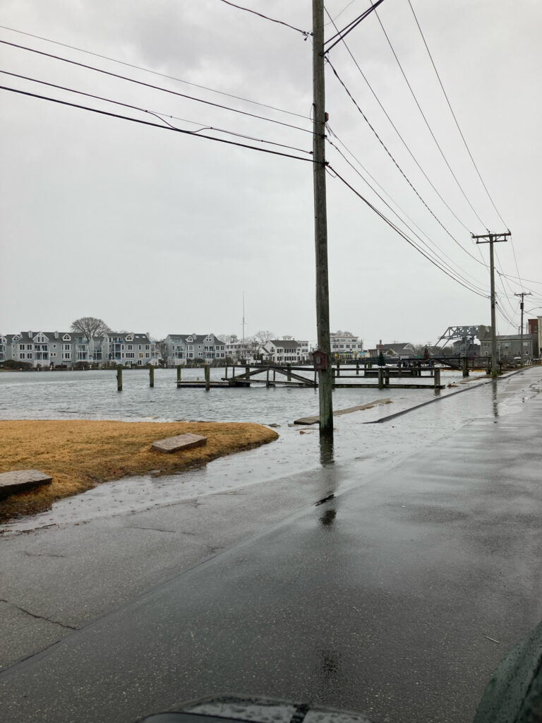 a road with water on the side (MyCoast AI)