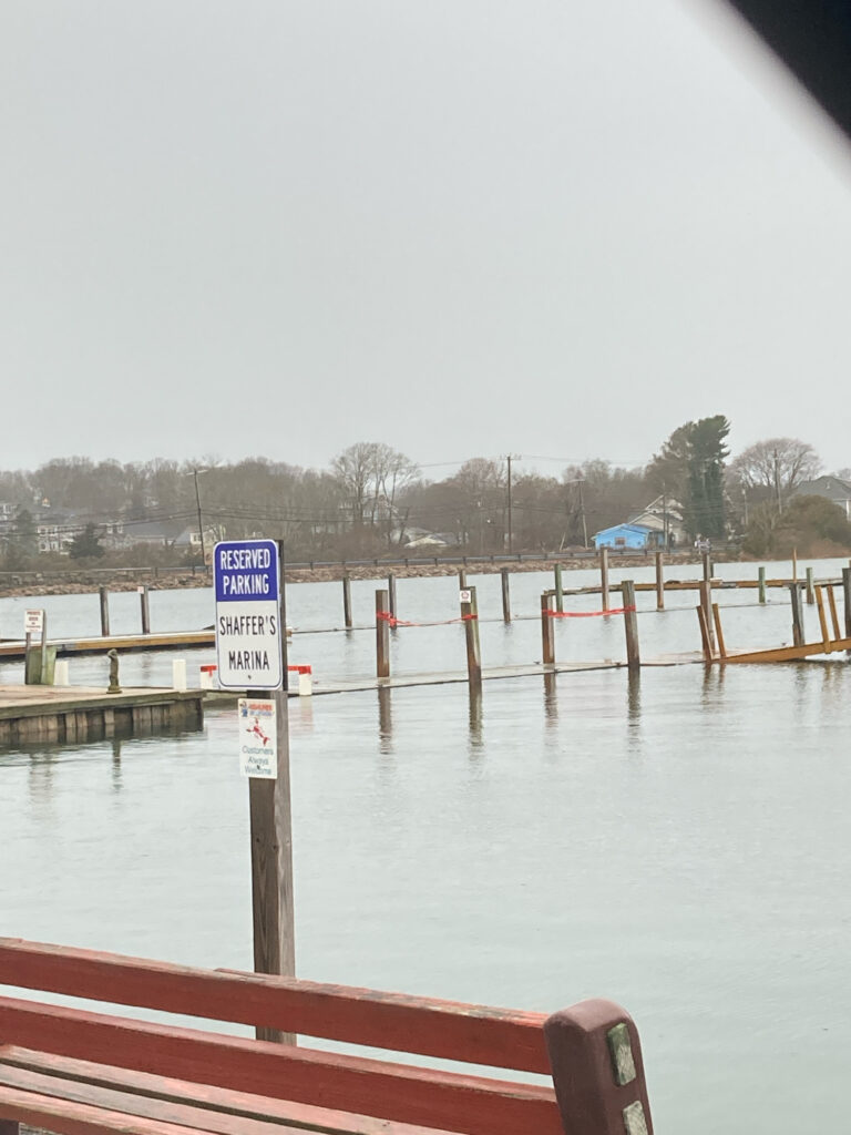 a dock with signs on it (MyCoast AI)