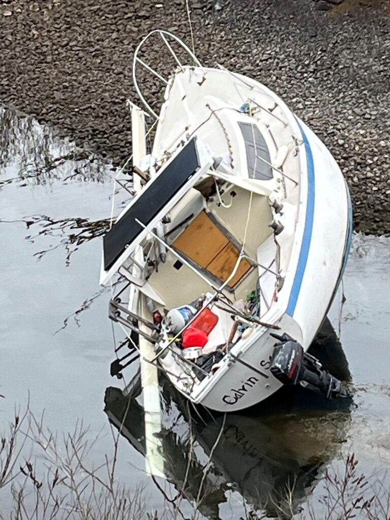 a boat in the water (MyCoast AI)