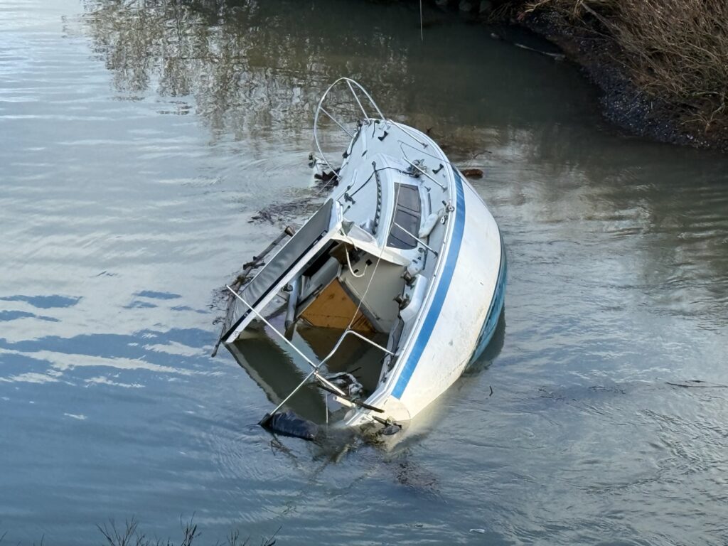 a boat in the water (MyCoast AI)