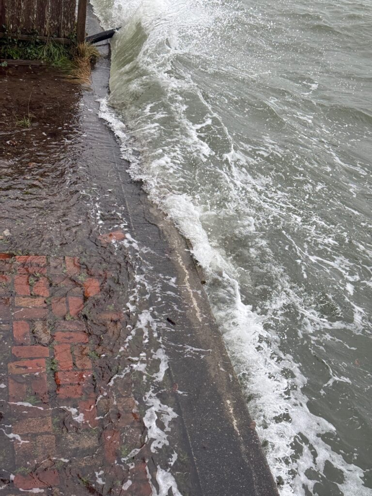a river with a brick wall (MyCoast AI)